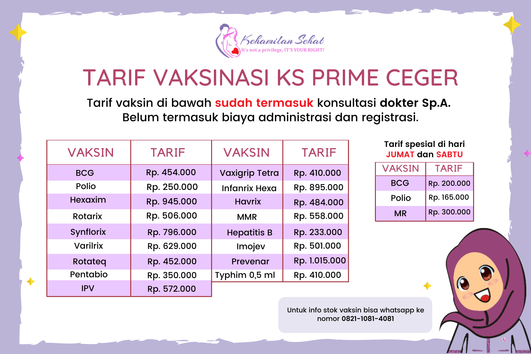 Vaksinasi Ceger Terbaru Des'21