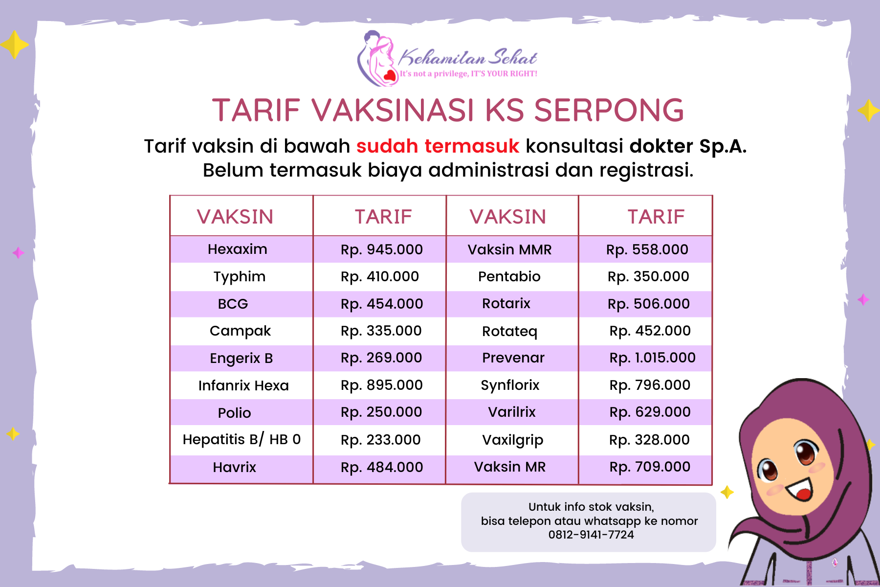 Vaksinasi Serpong Terbaru Des'21