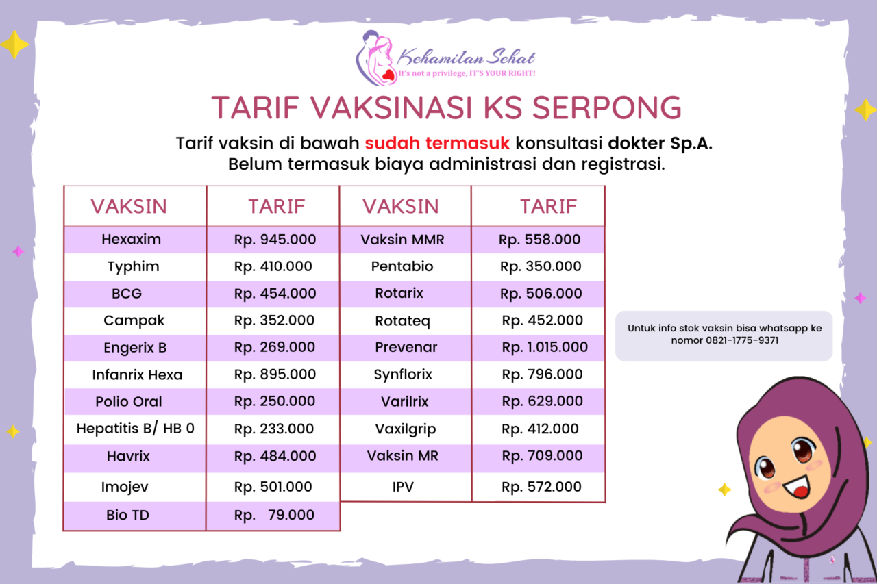 Lengkap! Harga Vaksin IPV & Vaksin Anak Lainnya Disini!