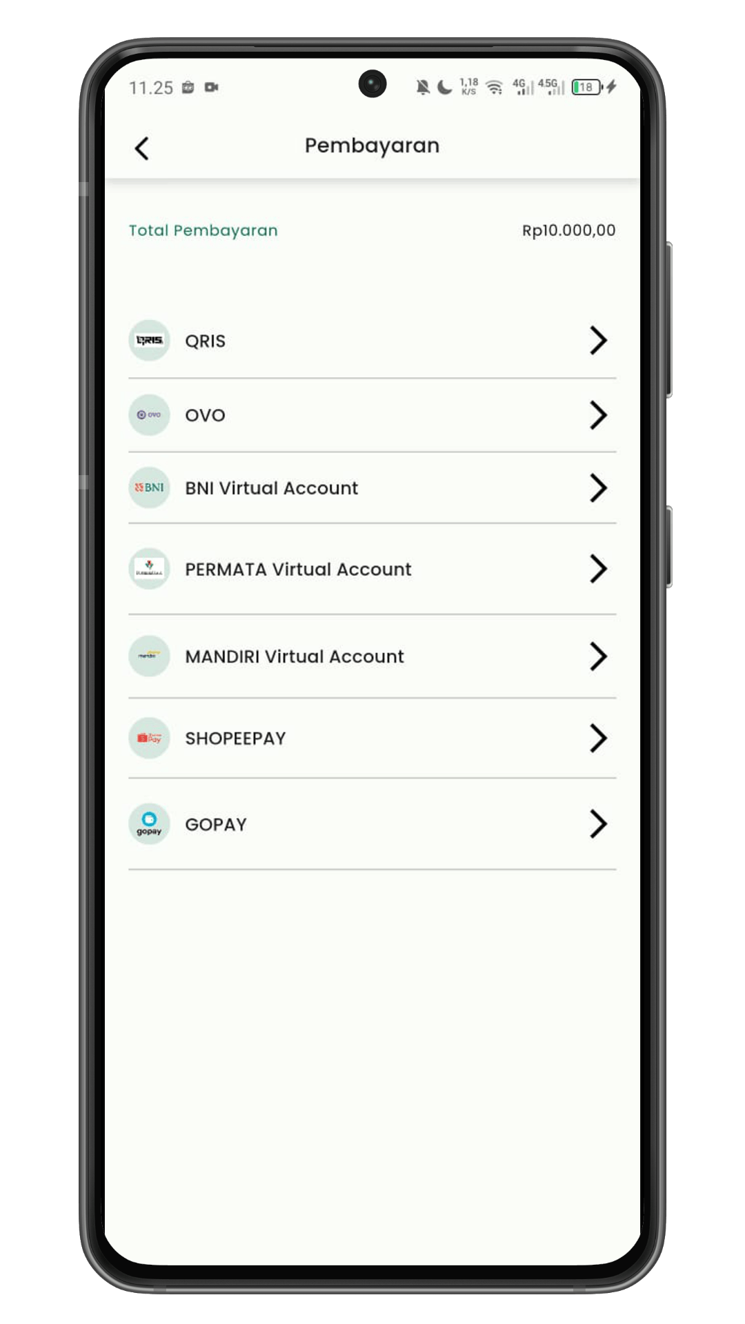 Mom bisa pilih pembayaran melalui GopayTransfer bankShopeepay